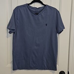 Blue Ralph Lauren Men's T-Shirt Size S